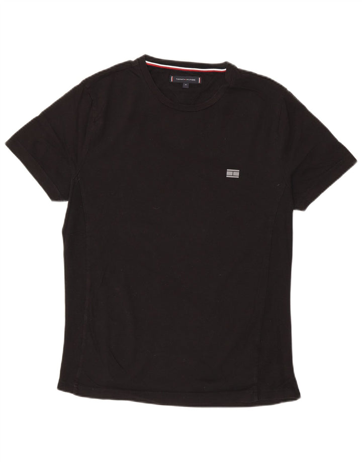 Tommy Hilfiger Mens T-Shirt Top Medium Black