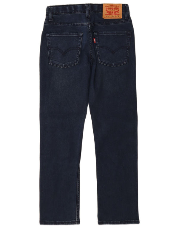 Джинсы Levi's Slim для мальчиков 9–10 лет W25 L26, темно-синие, хлопок