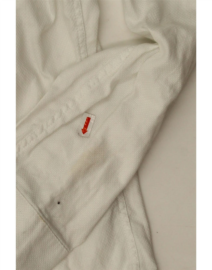 Ted Baker Herre Regular Fit Skjorte Størrelse 15 1/2 Medium Hvid Bomuld