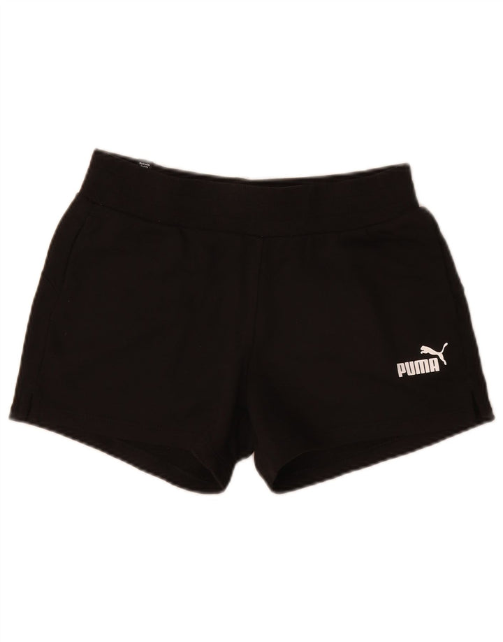 Puma Womens Sport Shorts UK 10 Small Black