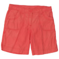 Marks & Spencer Womens Shorts UK 10 Small W30 Pink Bomuld