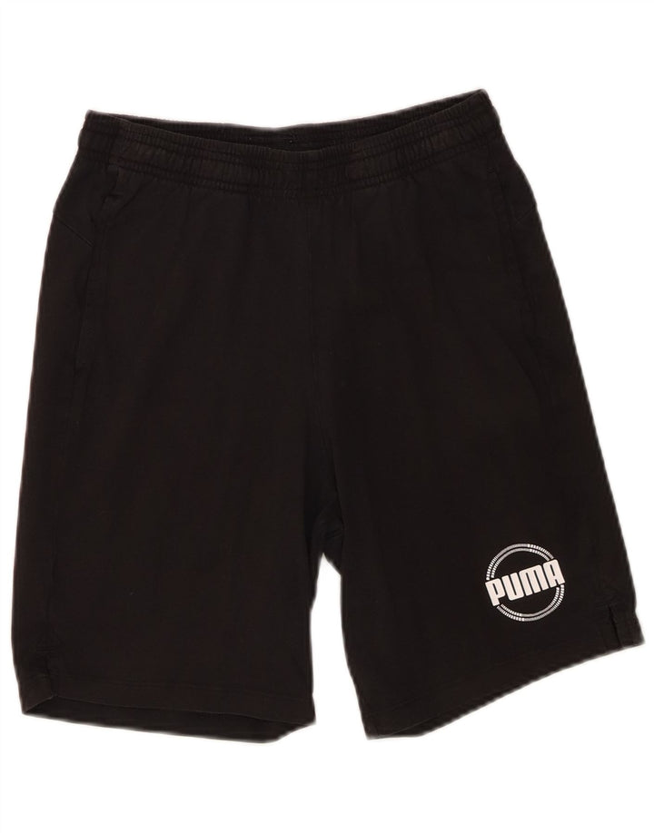 Puma Boys Graphic Sport Shorts 11-12 Years  Black