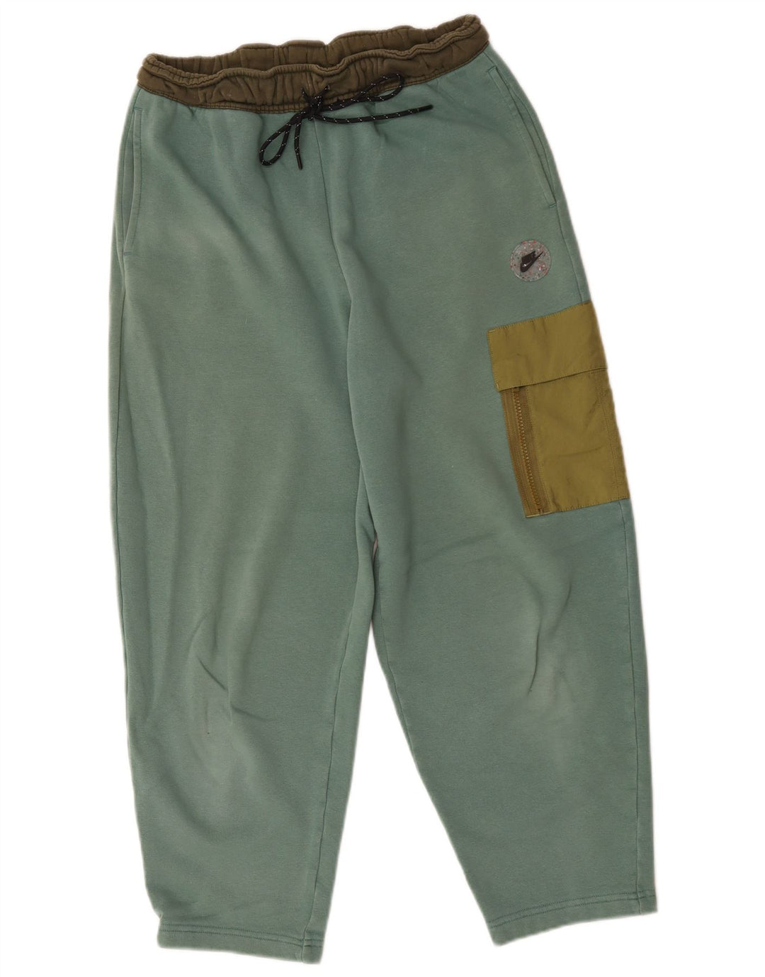 Pantaloni della tuta cargo Nike da uomo, pantaloni da jogging, colore verde medio