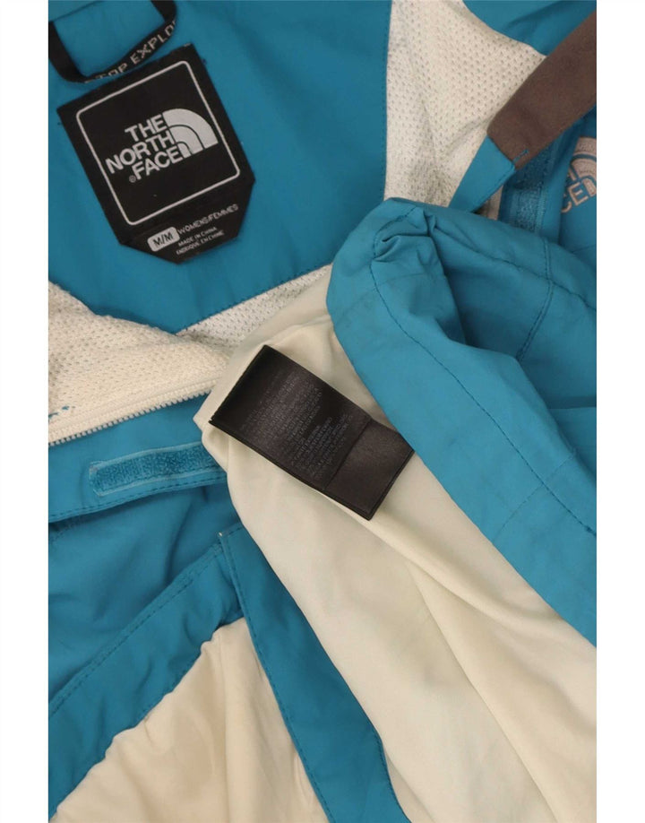 Женская дождевик с капюшоном The North Face UK 14, средний синий полиэстер