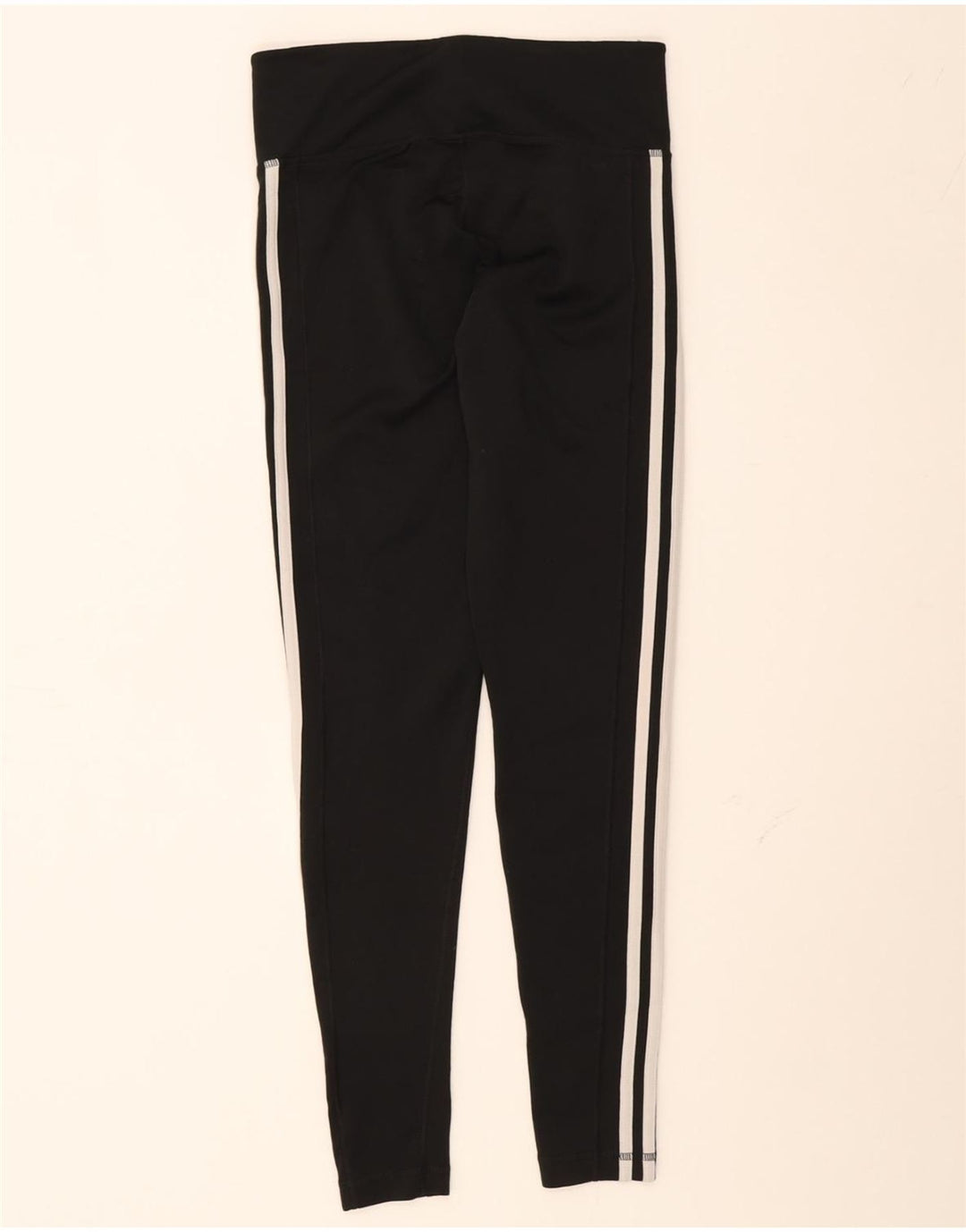 ADIDAS Womens Climalite Leggings UK 12/14 Medium  Black Polyester Vintage Adidas and Second-Hand Adidas from Messina Hembry 
