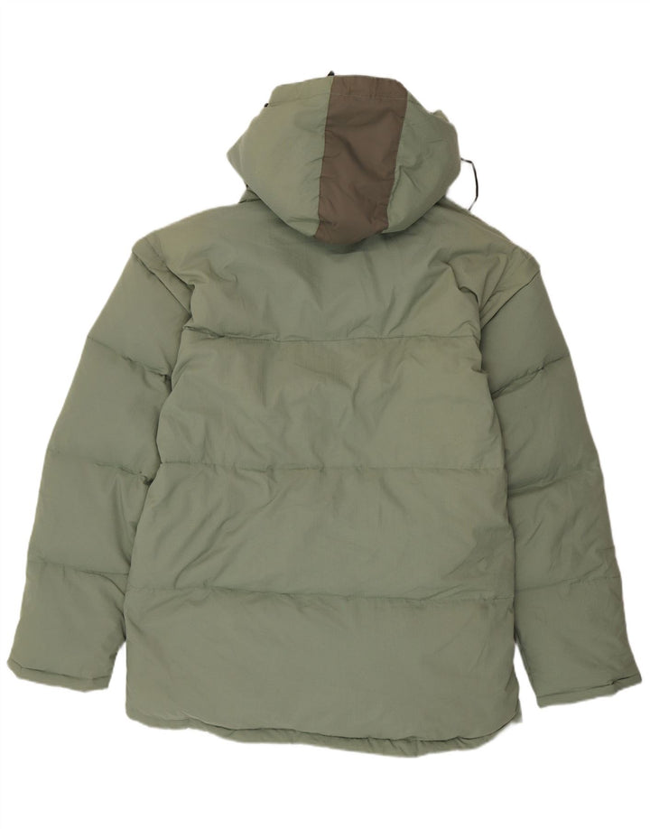 Fila Herre hættepolstret jakke UK 44 2XL Grøn polyamid