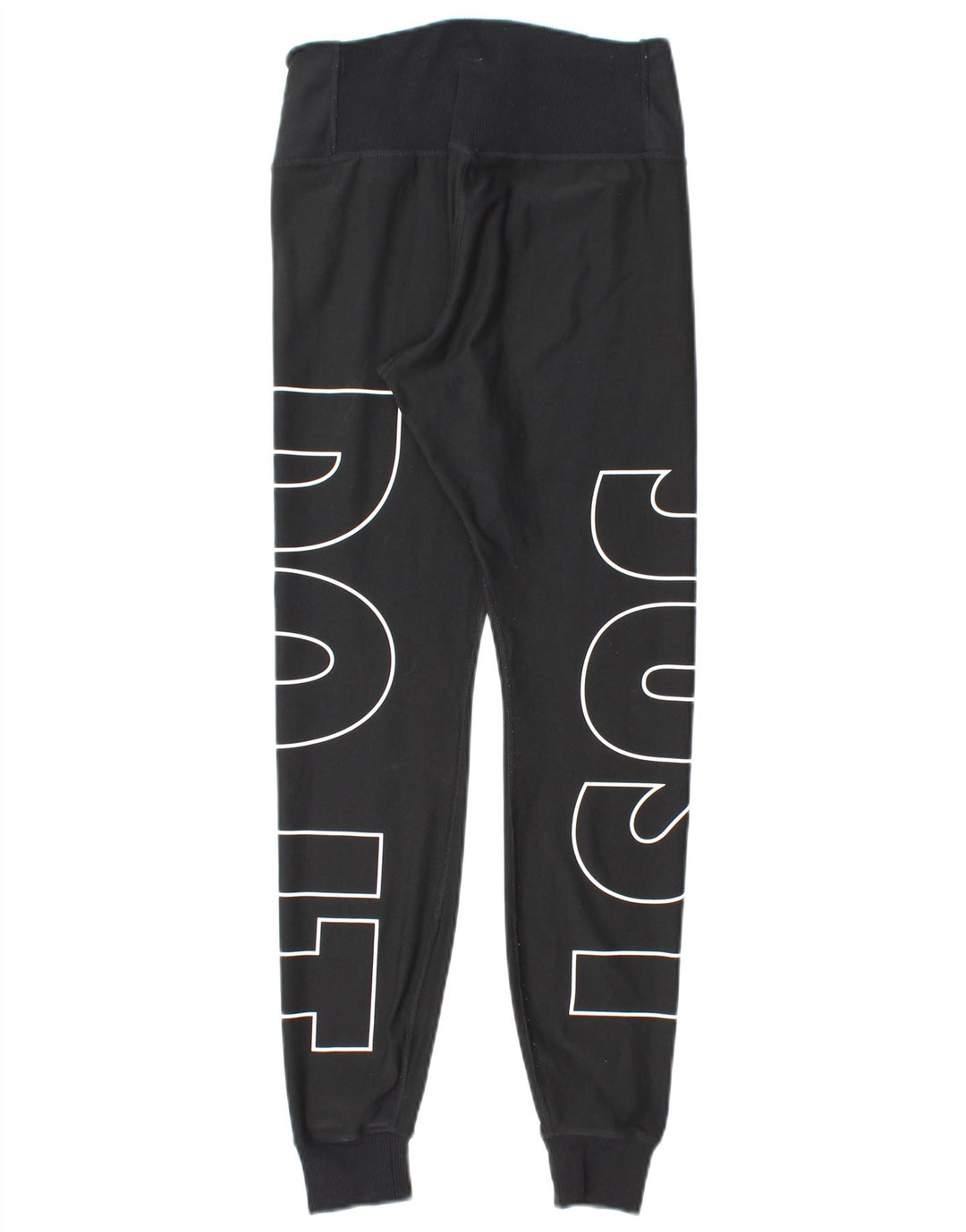 NIKE Womens Dri Fit Graphic Leggings UK 8 Small  Black Polyester