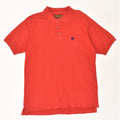 TIMBERLAND Mens Weathergear Polo Shirt Medium Red Cotton Vintage Timberland and Second-Hand Timberland from Messina Hembry 