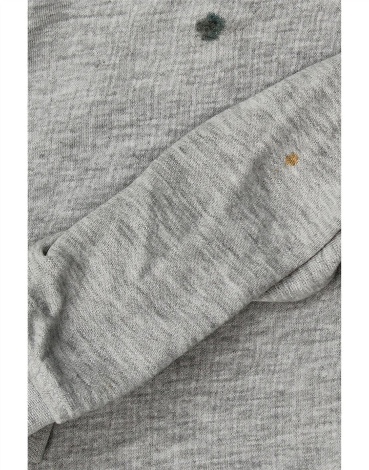 JACK & JONES Grafisk hættetrøje til mænd 2XL Grå polyester