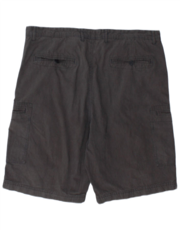 Marks & Spencer Mens Cargo Shorts W38 XL  Grey Cotton