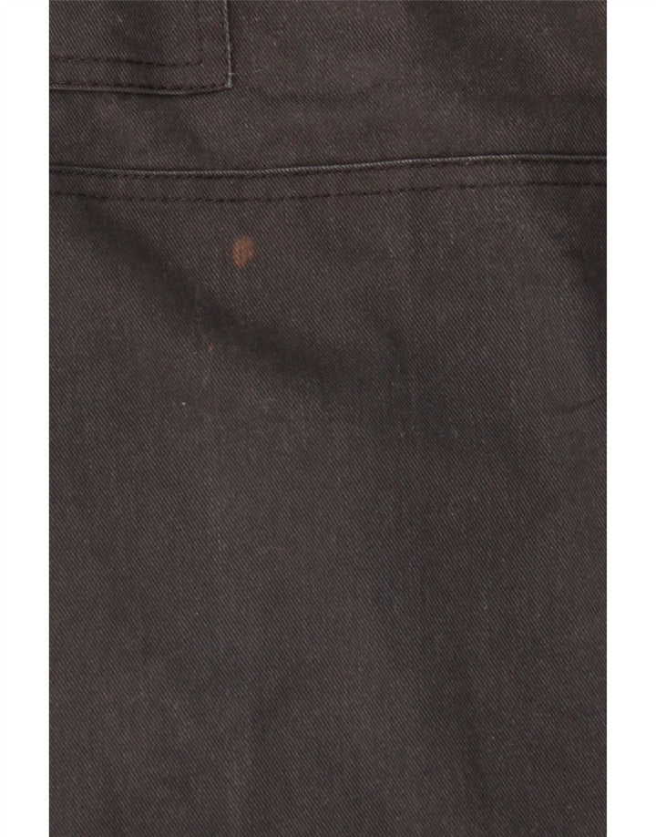 Dickies Mens Straight Cargo Trousers W34 L29 Black Polyester