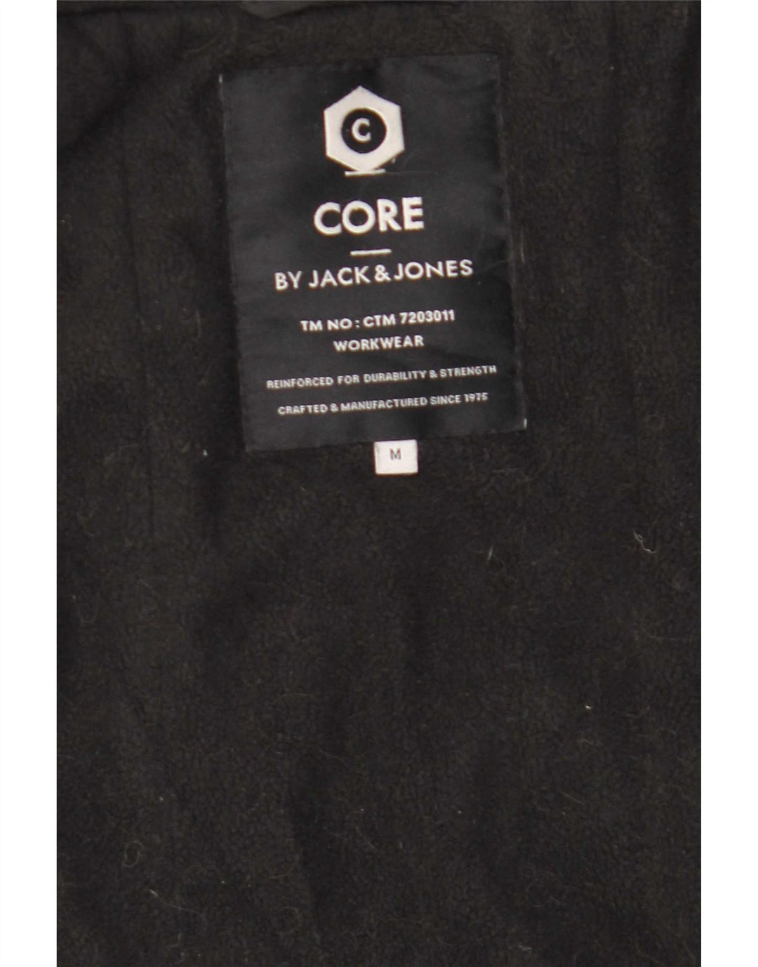 Jaqueta corta-vento masculina Jack & Jones Reino Unido 38 médio preto