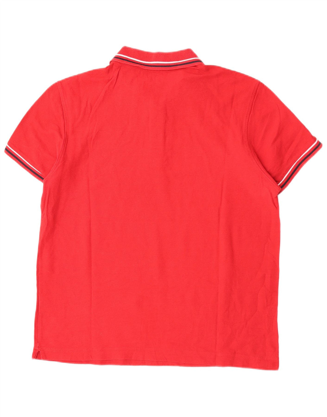 Polo da uomo Lotto in cotone rosso medio