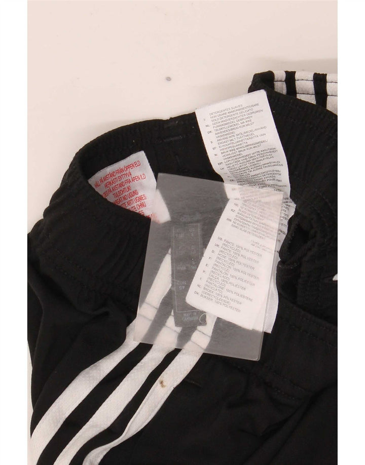 Adidas Drenge Træningsdragt Bukser Joggers 9-10 År Sort Polyester