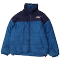 Helly Hansen Herren Wattierte Jacke UK 42 XL Blaues Colourblock-Nylon