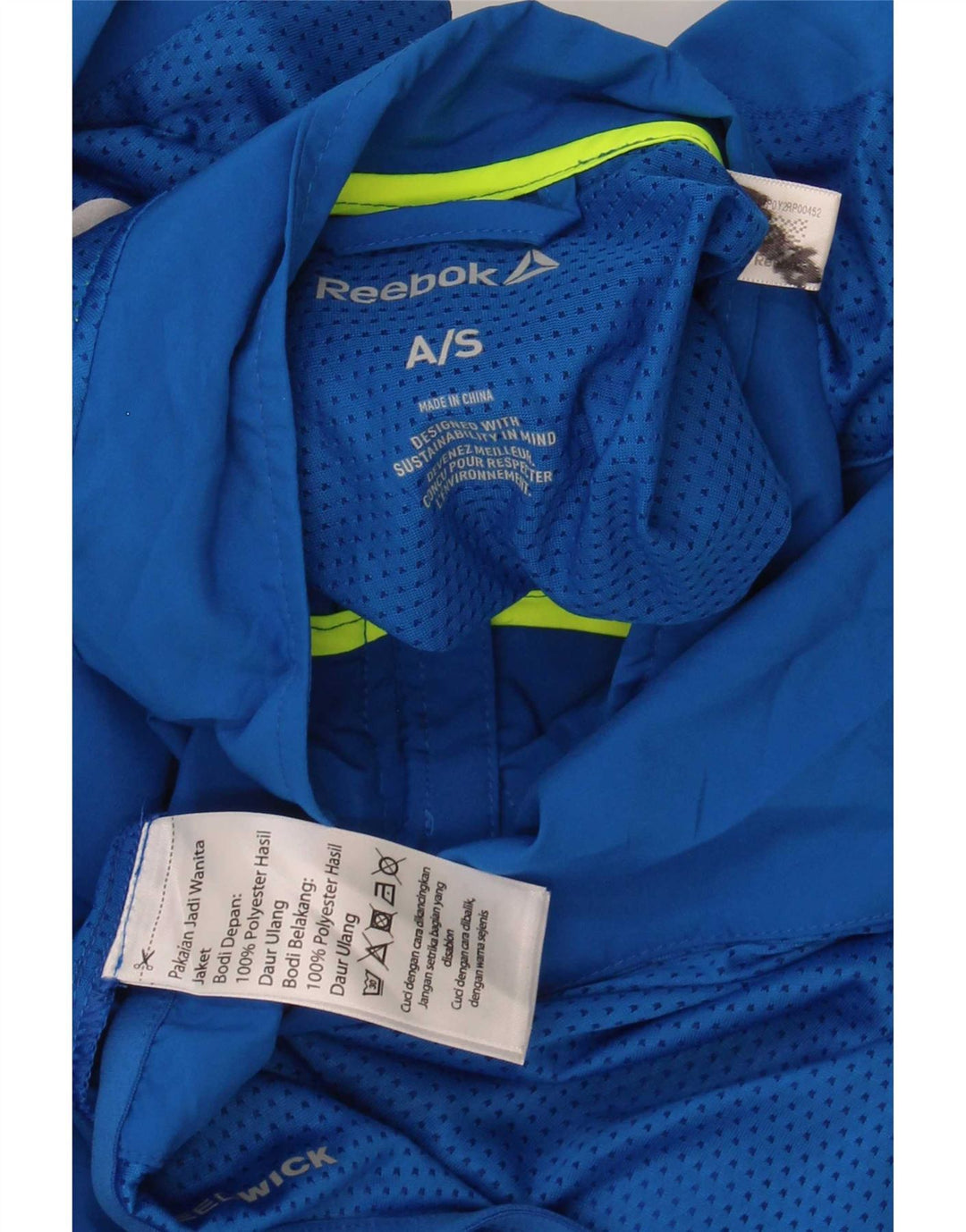 Reebok Boys Graphic Trenirka Gornja jakna 9-10 godina Mala plava poliester
