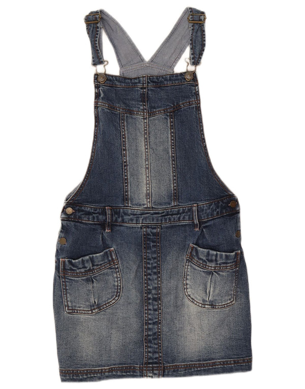Fat Face piger Dungaree denimnederdel 12-13 år W28 Blue Cotton