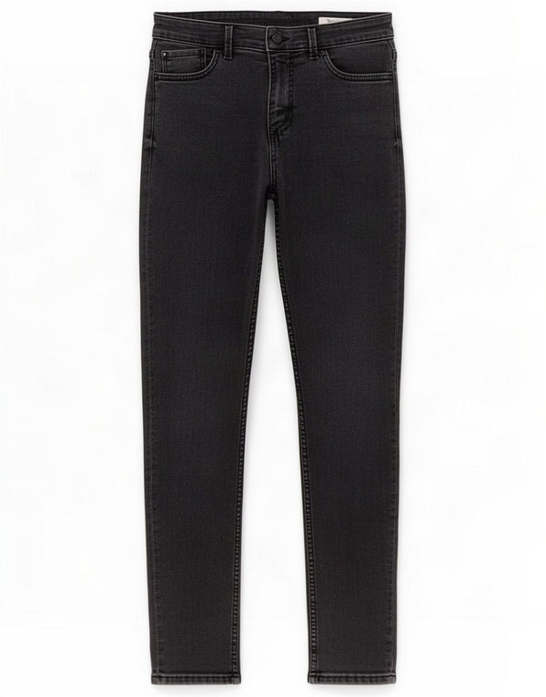 Marks & Spencer Womens The Lily Slim Jeans UK 10 Small W28 L28 Black Cotton