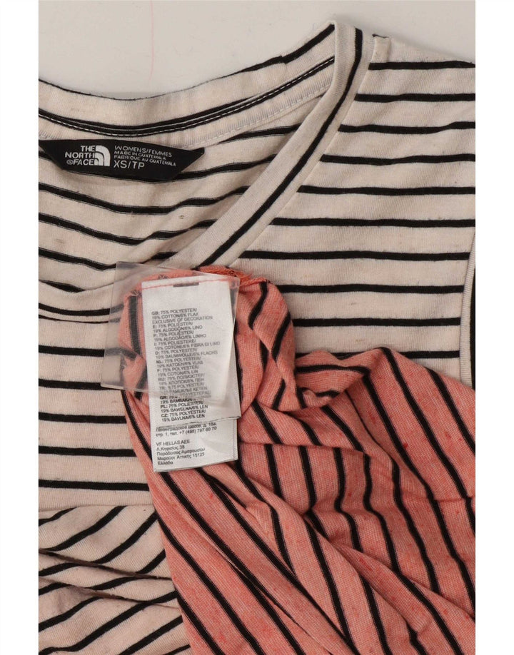 The North Face Damevest Top UK 6 XS Hvidstribet polyester