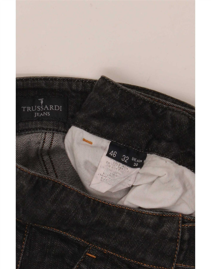 Jeans Trussardi Donna Bootcut W30 L32 Cotone Nero