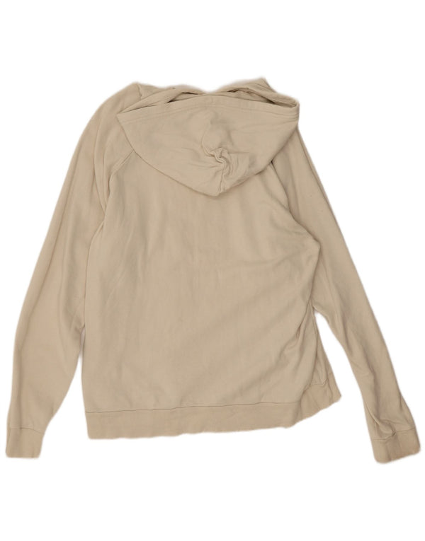 Under Armour Mens Graphic Hoodie Jumper Large Beige Cotton