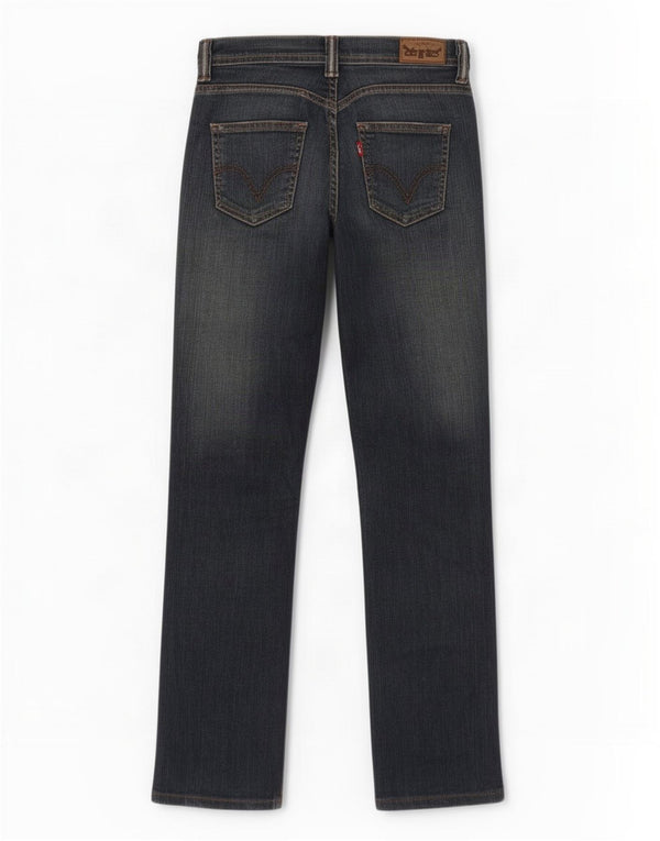 Levi's Womens Straight Jeans W28 L34 Blue Cotton