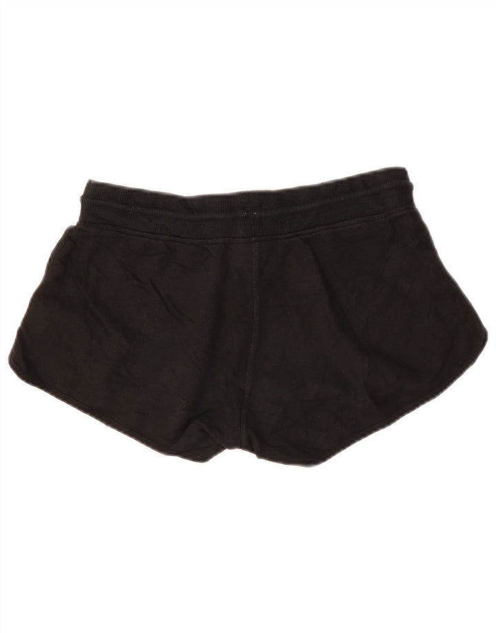 Champion Womens Sport Shorts UK 14 Medium Black Cotton
