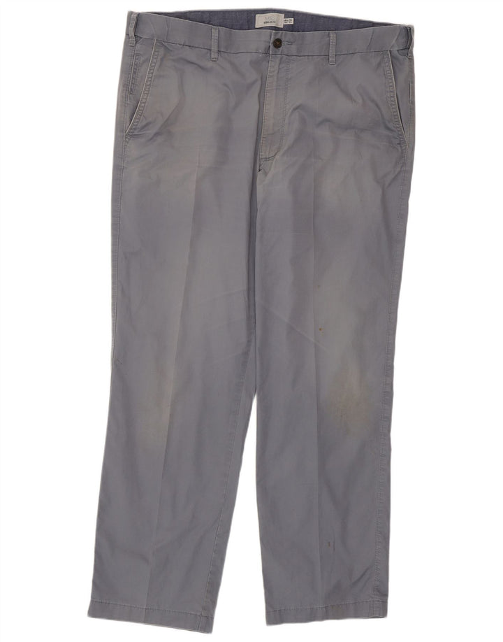 Marks & Spencer Mens Regular Fit Chino Trousers W40 L31 Blue Cotton