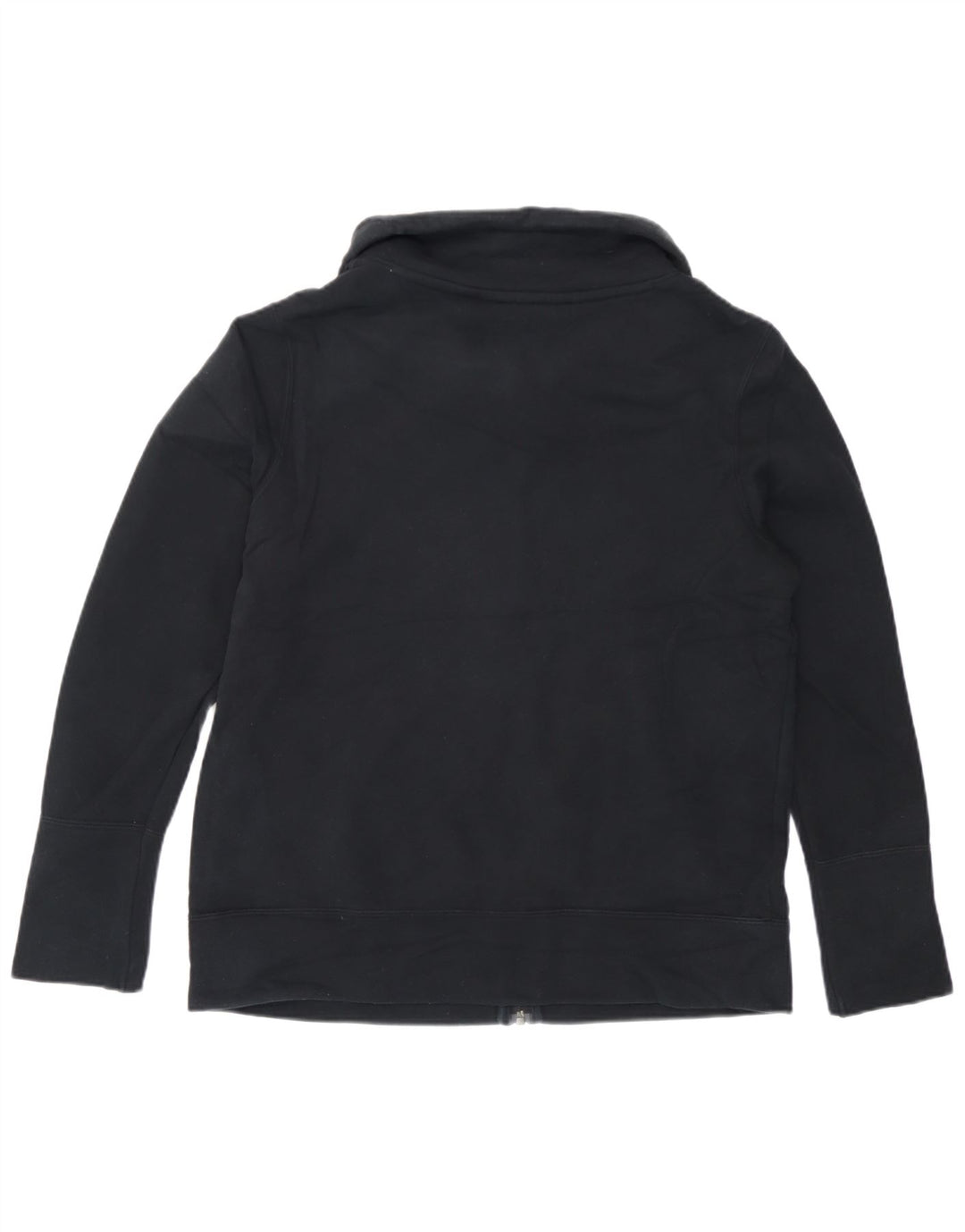 Puma Womens Tracksuit Top Jacket UK 14 Large Black Cotton
