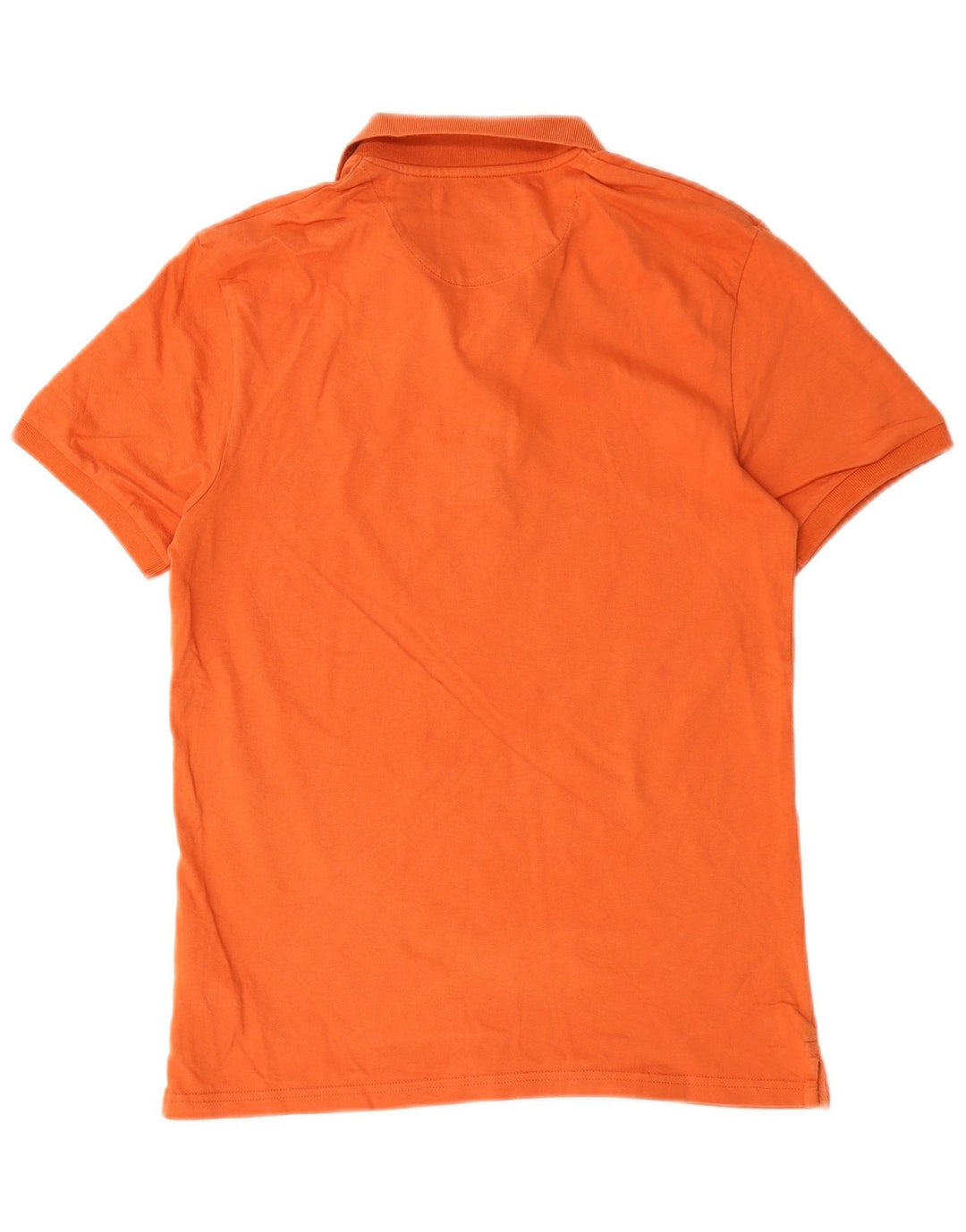 Lyle & Scott Mens Polo Shirt Small Orange Cotton
