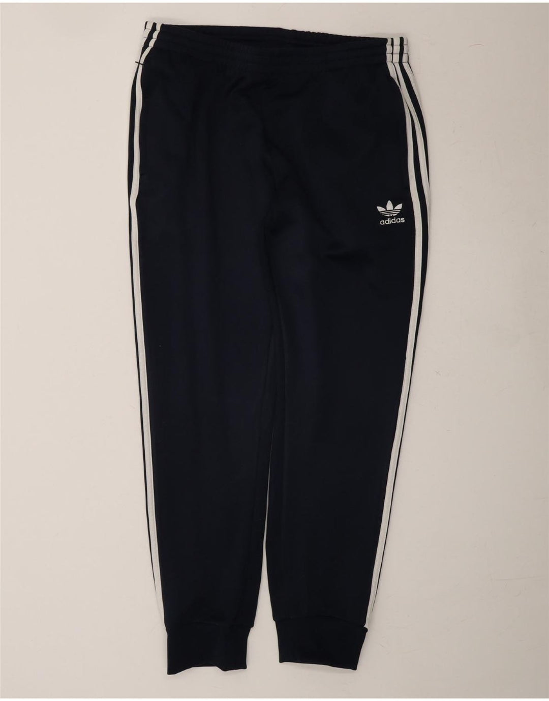 ADIDAS Mens Tracksuit Trousers Joggers Large Navy Blue Polyester Vintage Adidas and Second-Hand Adidas from Messina Hembry 