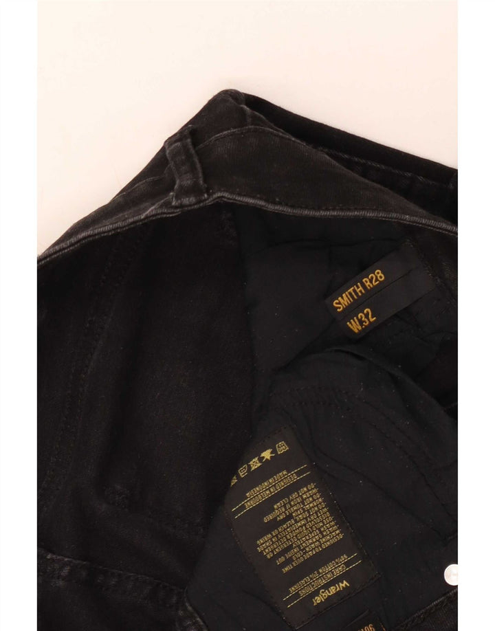 Damskie jeansy Wrangler W32 L28 Czarne bawełniane