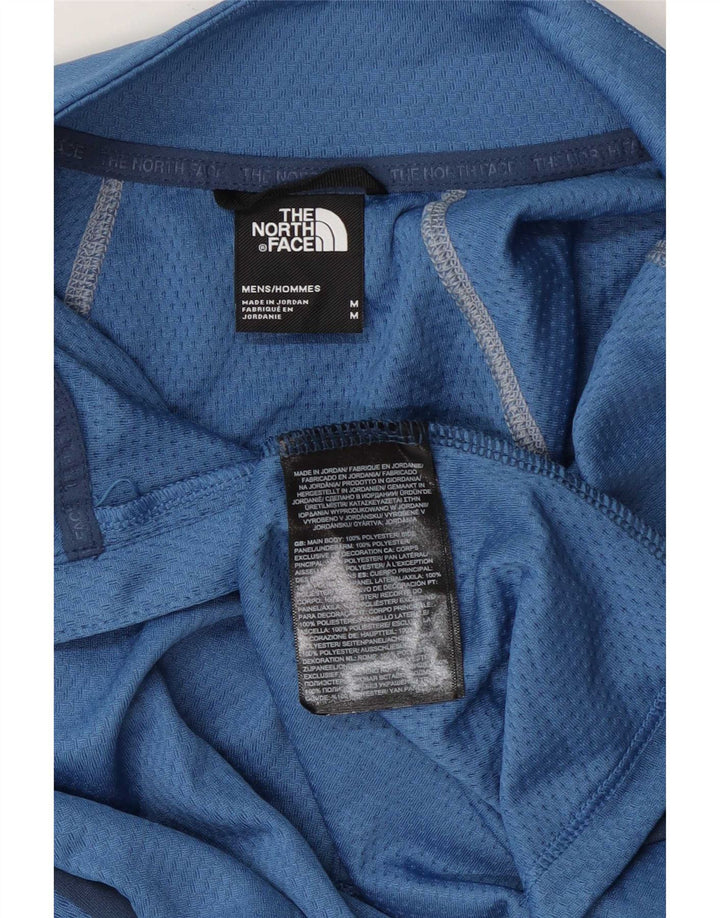 Ανδρική φόρμα πουλόβερ με φερμουάρ North Face Top Medium Blue Colourblock