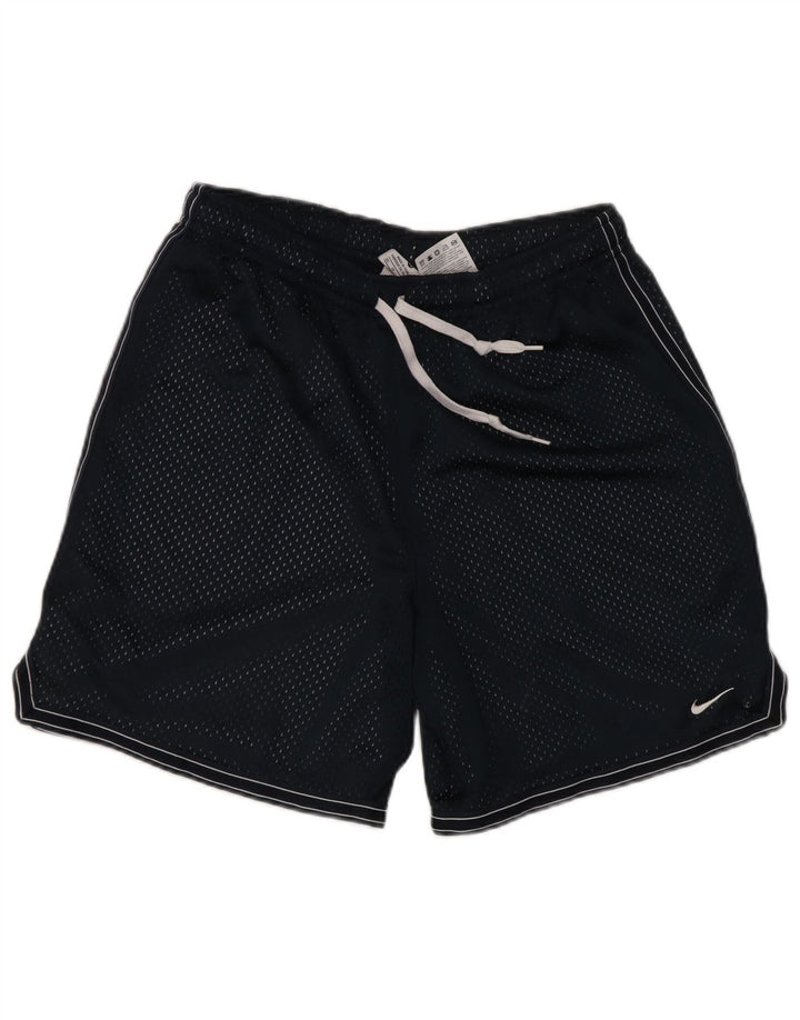 Pantaloncini sportivi Nike da uomo XS in poliestere blu navy