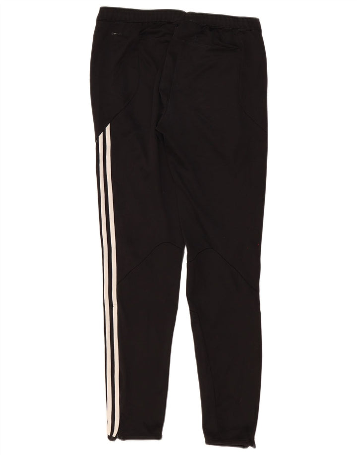 Adidas Womens Graphic Tracksuit Trousers UK 12/14 Medium Black Polyester