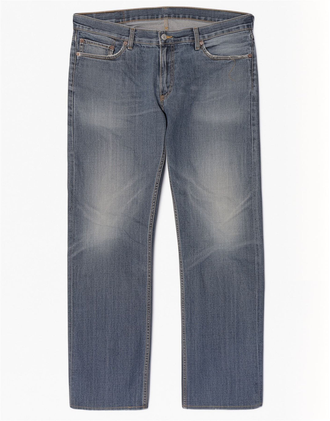 Levi's Mens 514 Straight Jeans W36 L31 Blue Cotton