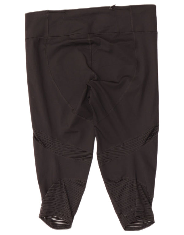 Adidas Womens Aeroready Capri Leggings UK 16/18 Large  Black