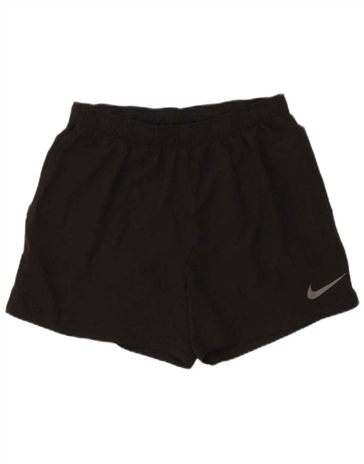 Nike Damen Sportshorts UK 14 Large Schwarz Polyester
