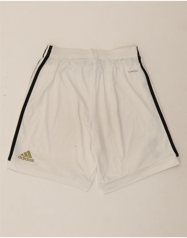Adidas Damen Juventus Sport Shorts UK 8 Small Weiß Polyester