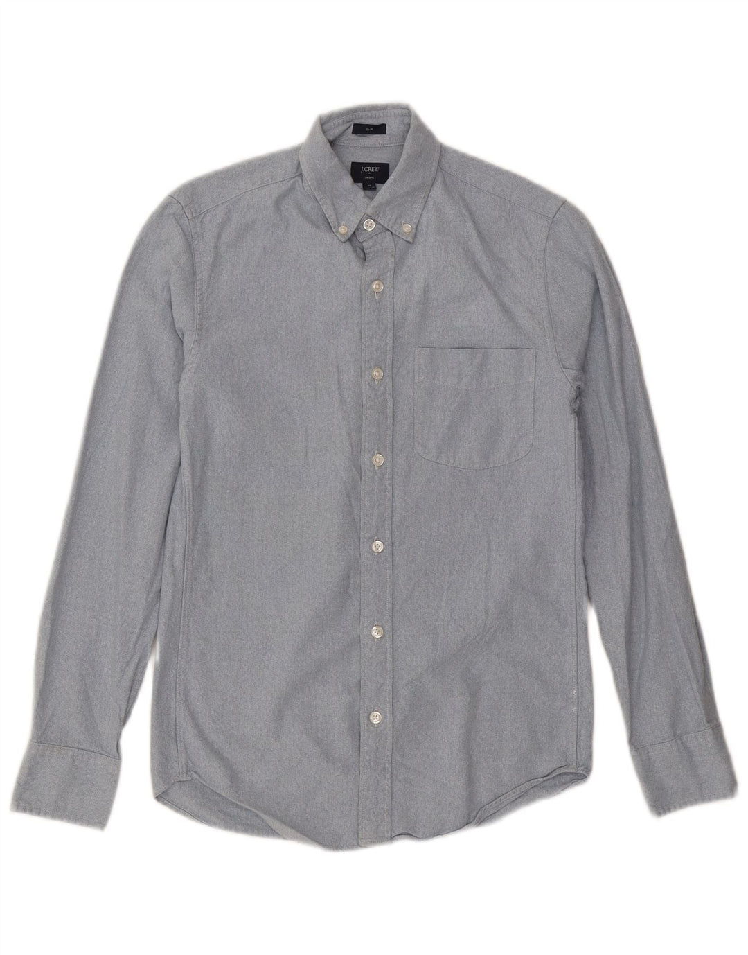 J. CREW Mens Slim Fit Shirt XS Blue Cotton