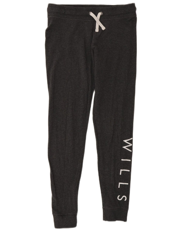 Женские спортивные брюки с графическим рисунком Jack Wills, джоггеры, Великобритания, 10, маленькие, серые