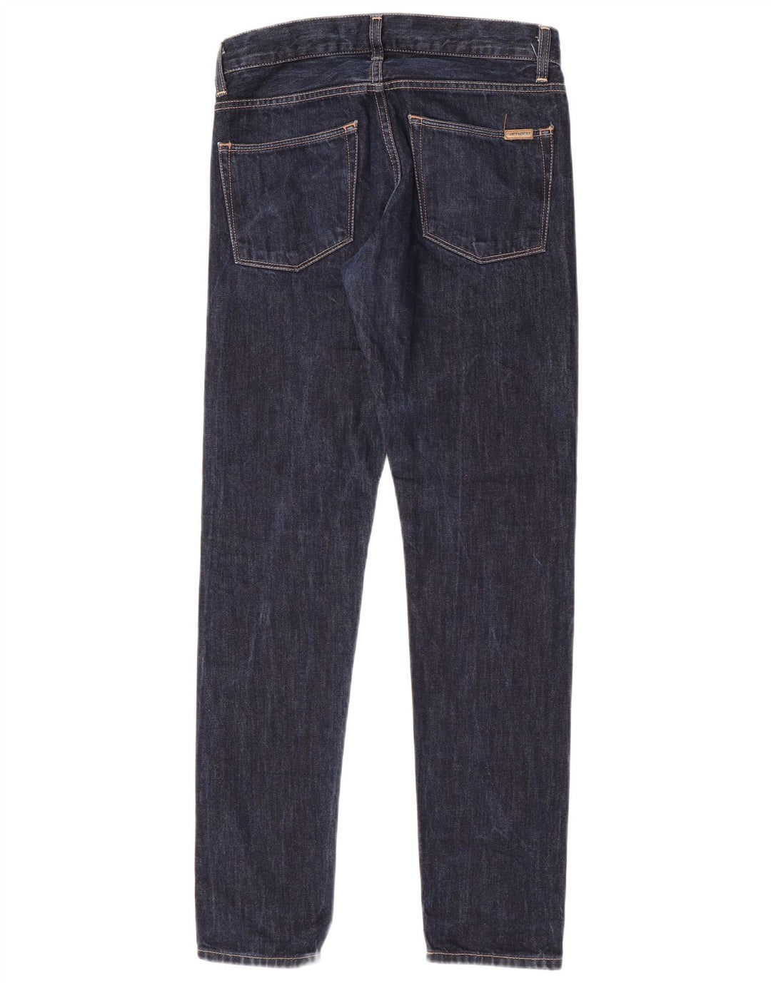 Carhartt Mens Slim Jeans W28 L32 Navy Blue Cotton