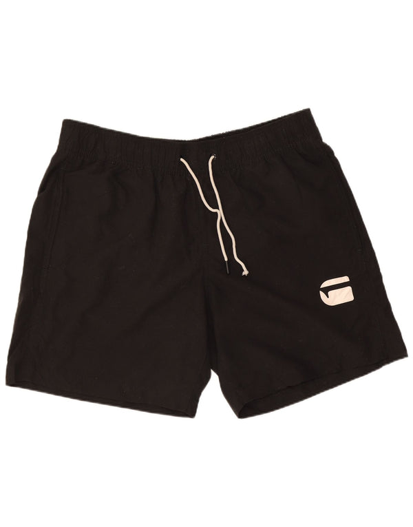 G-Star Mens Swimming Shorts Medium Black Polyester