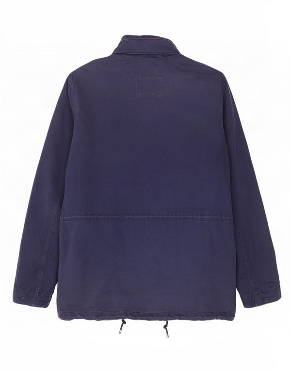 Jachetă militară cu glugă pentru bărbați Marks & Spencer UK 42 XL bleumarin