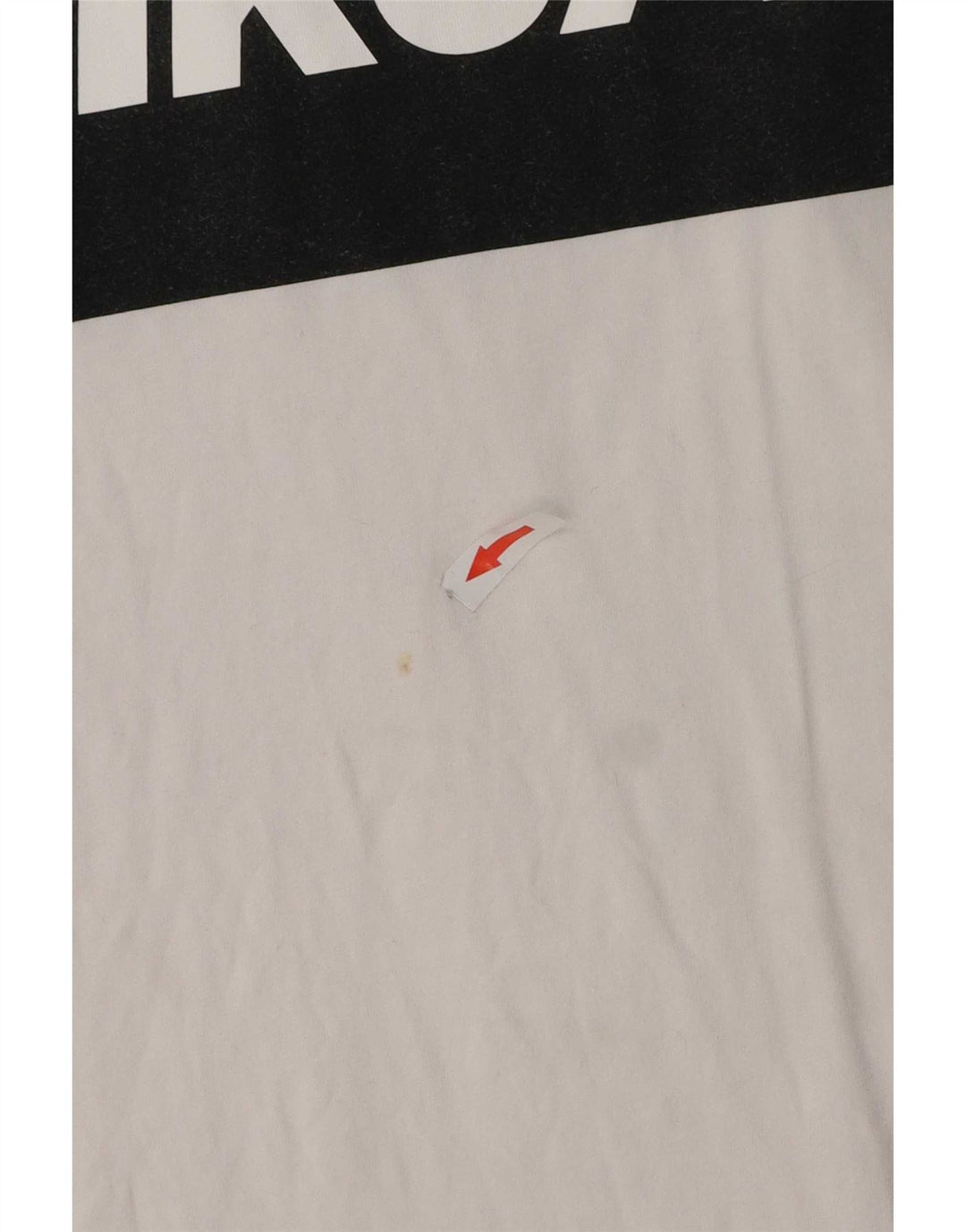 Nike Mens Graphic Vest Top 2XL White Colourblock Cotton