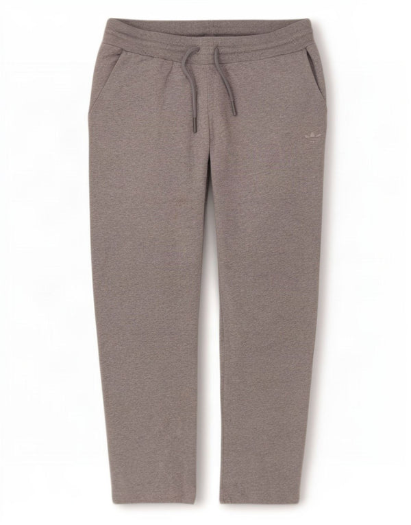 Adidas Pantalon de survêtement pour femme UK 16 Large Gris Moucheté Coton