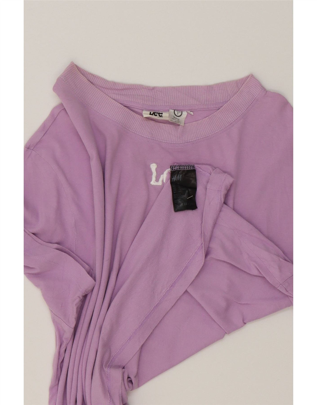 LEE Womens T-Shirt Top UK 18 XL Purple Cotton Vintage Lee and Second-Hand Lee from Messina Hembry 
