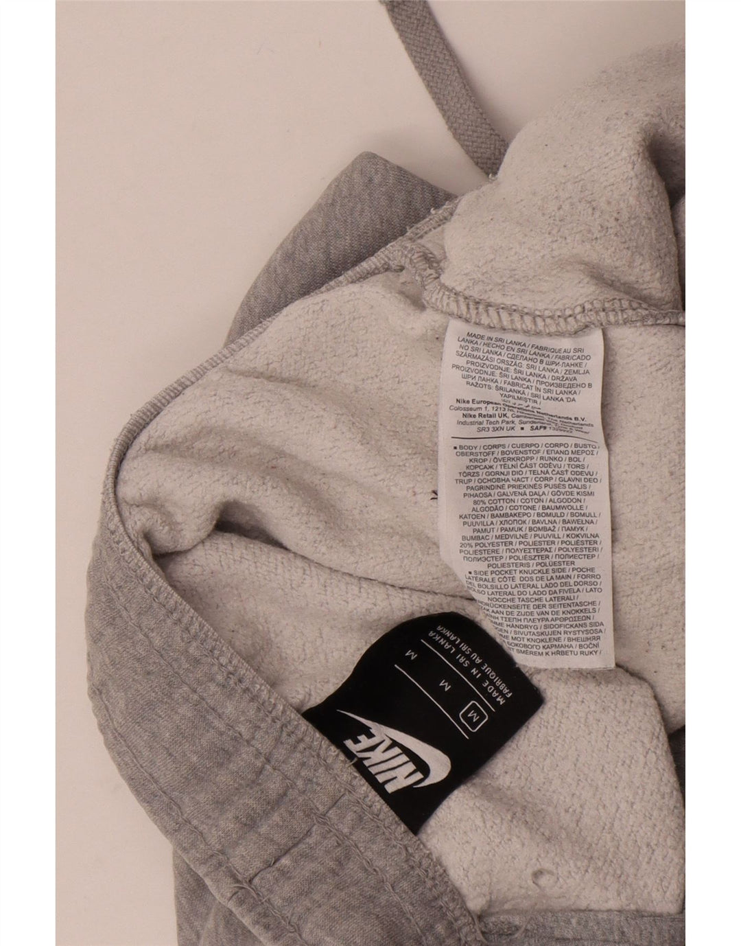 Nike træningsdragtsbukser til kvinder UK 14 Medium Grey Flecked Bomuld