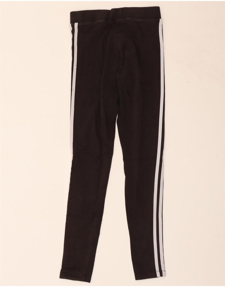 ADIDAS Girls Leggings 9-10 Years Black
