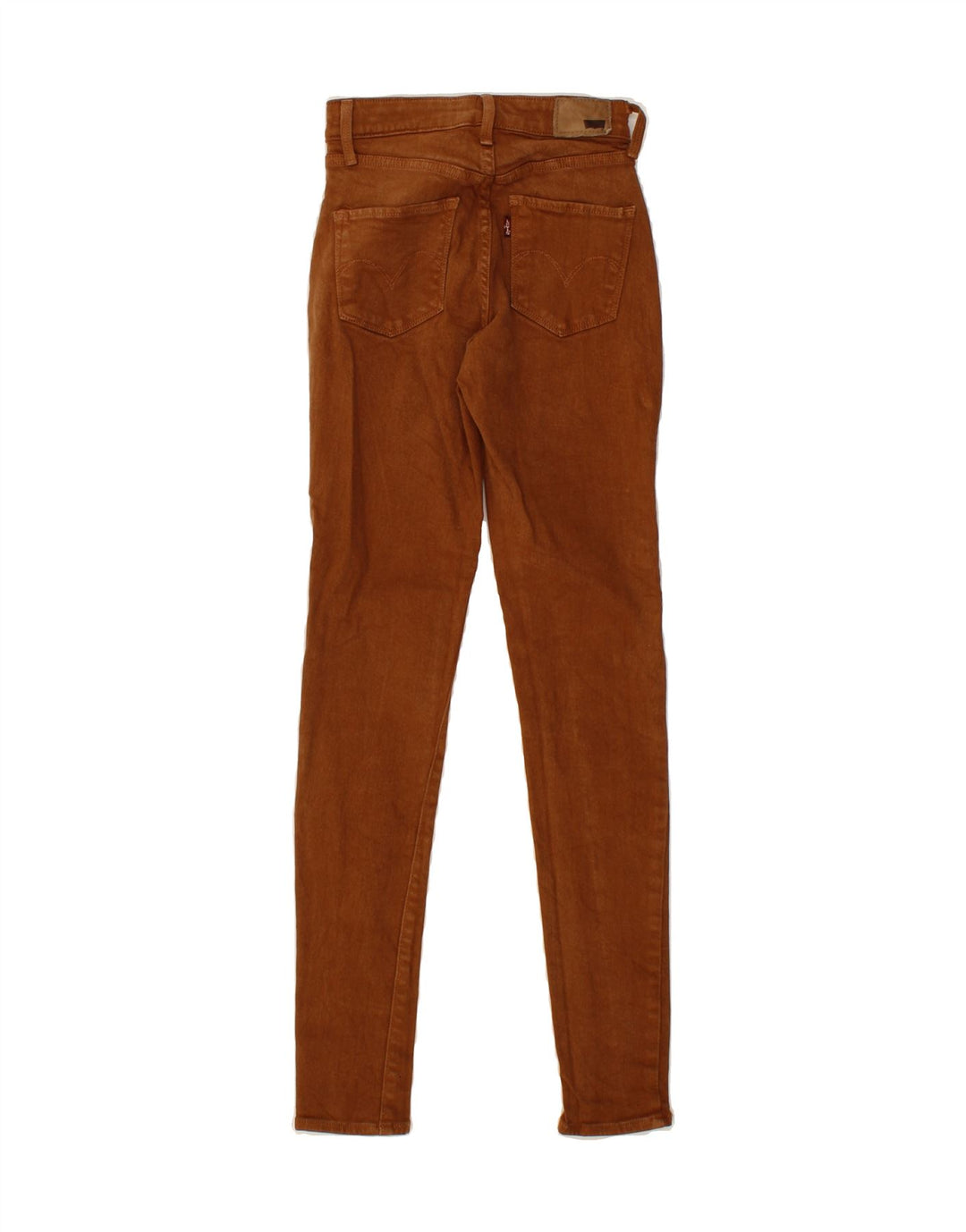 LEVI'S Womens Skinny Jeans W24 L28 Brown Cotton Vintage Levi's and Second-Hand Levi's from Messina Hembry 